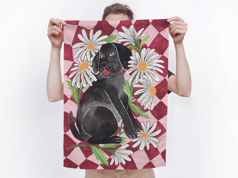 Tea Towel: Daisy Dog