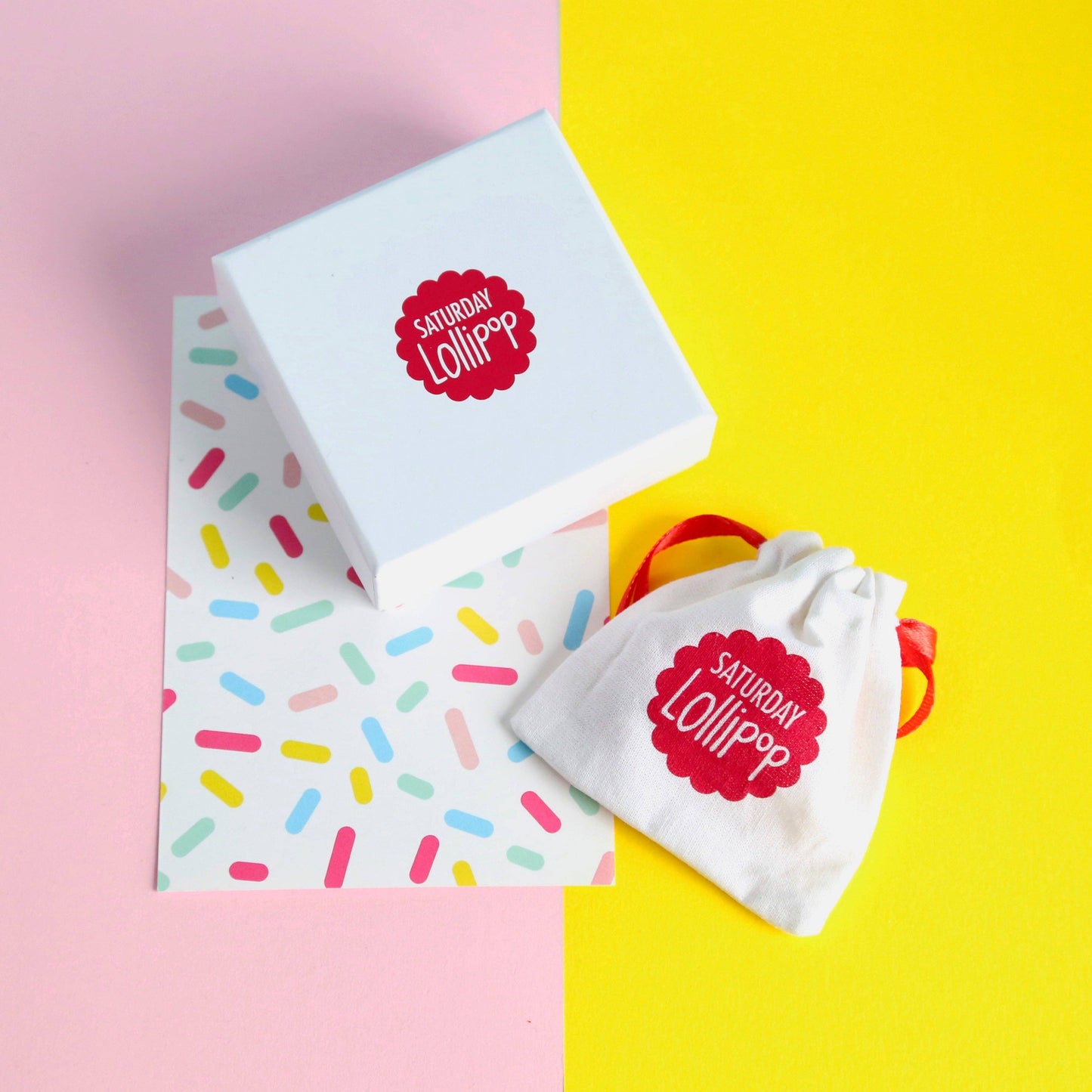 Rainbow paddle pop earrings
