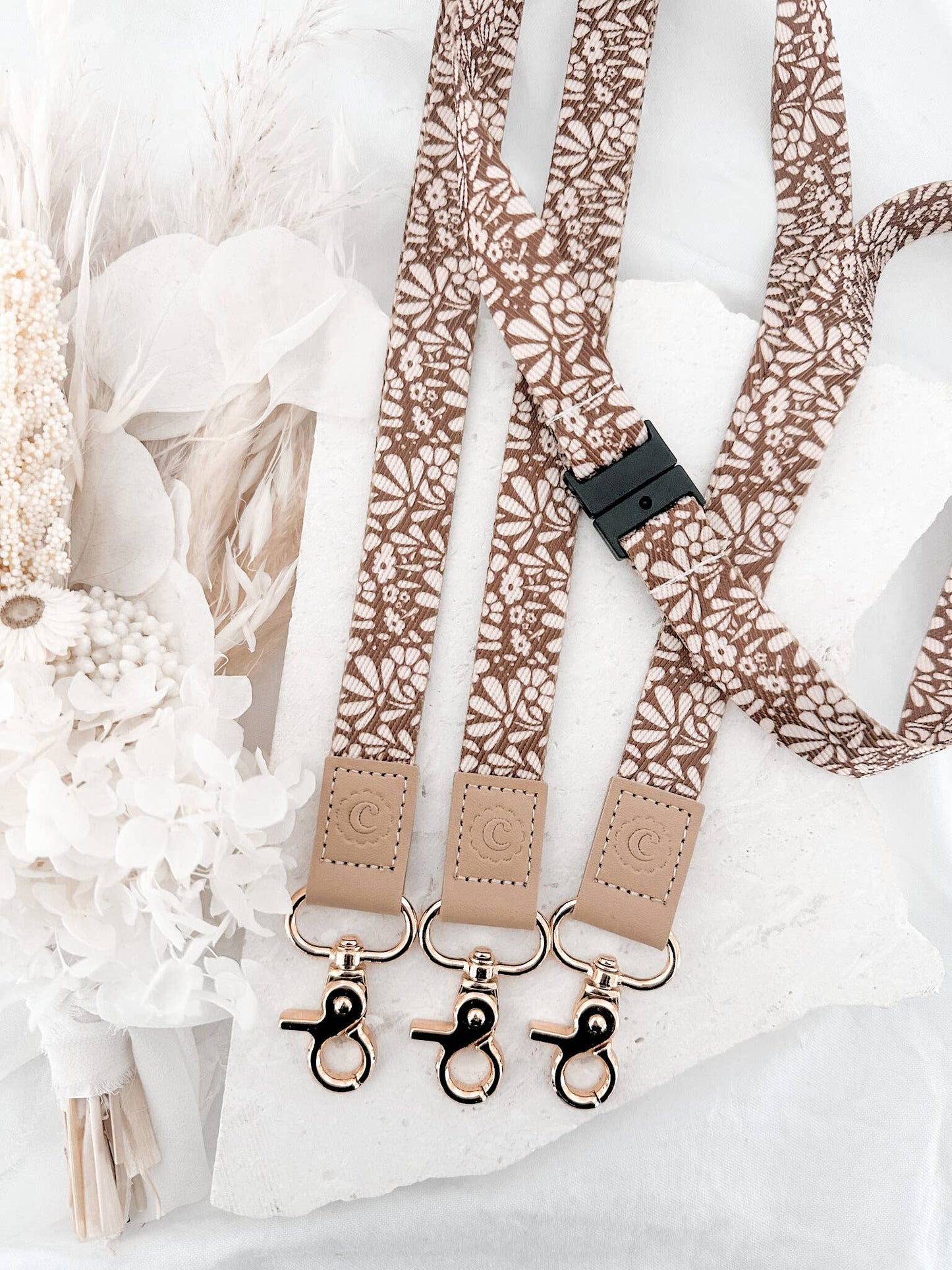 Fabric Lanyard | Boho Floral