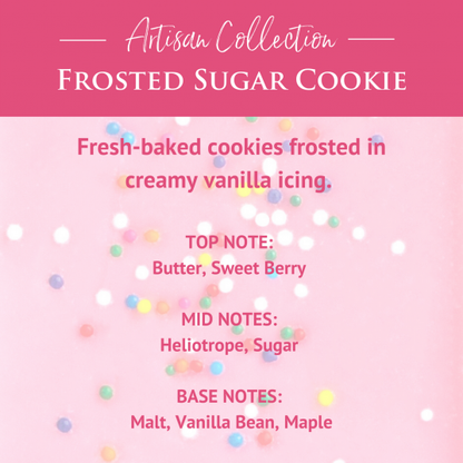 Frosted Sugar Cookie 2.5 oz Artisan Wax Melt - RRP $7.95 