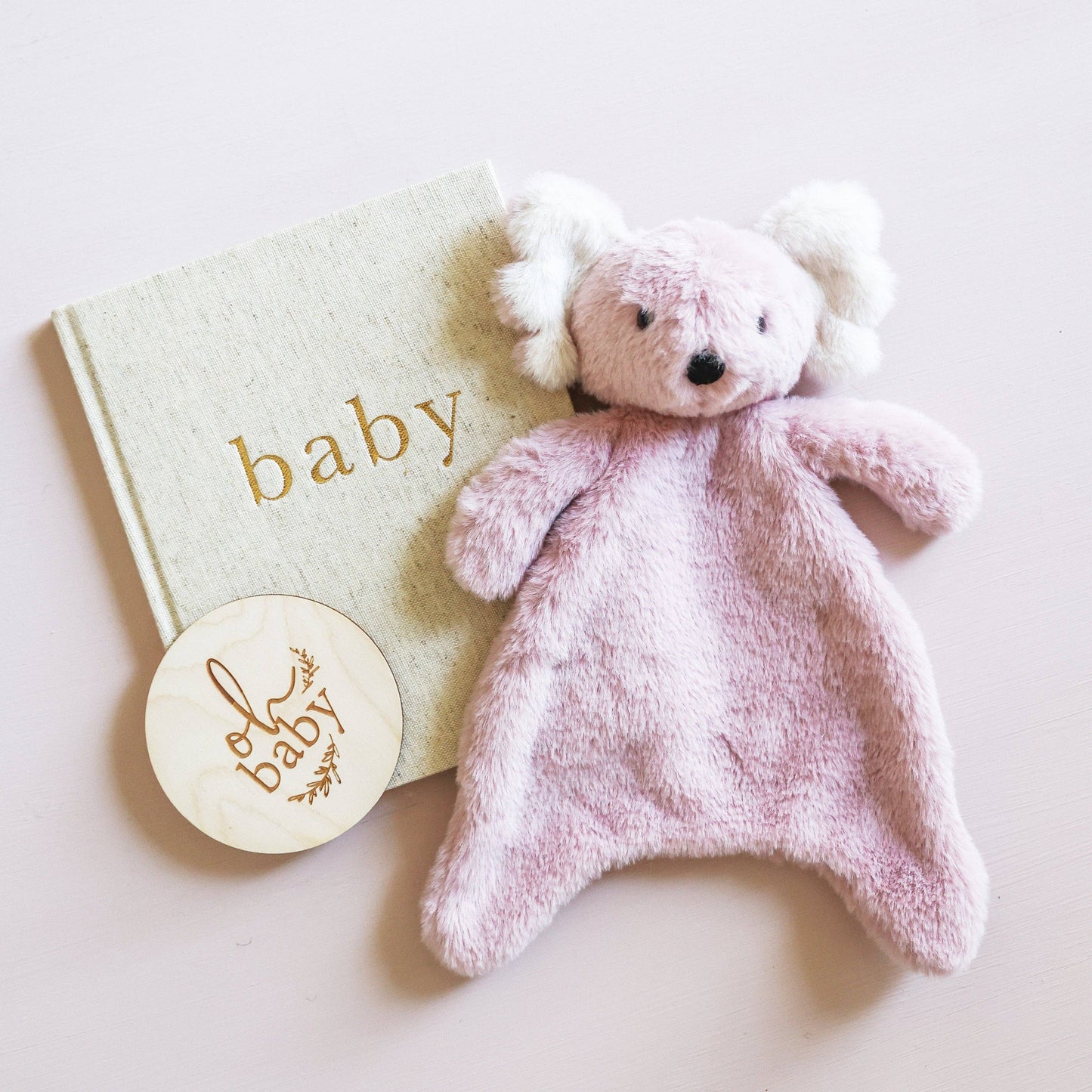 NEW! Plush Baby Koala Comforter 34cm Petal