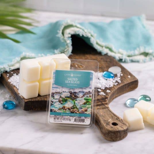 Salted Sea Glass Classic Wax Melts 2.5oz -RRP $7.95 