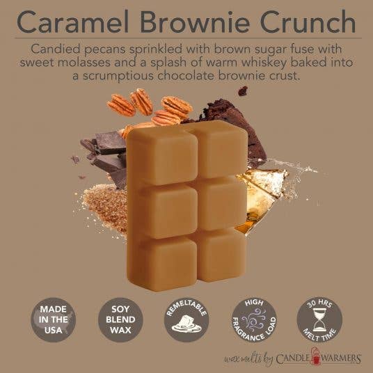 Caramel Brownie Crunch Classic Wax Melts 2.5oz - RRP $7.95 