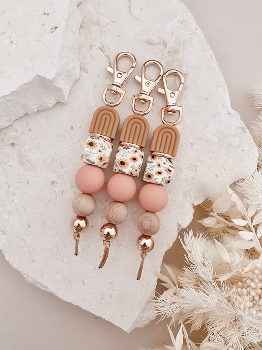 Sunflower Fields Keychain