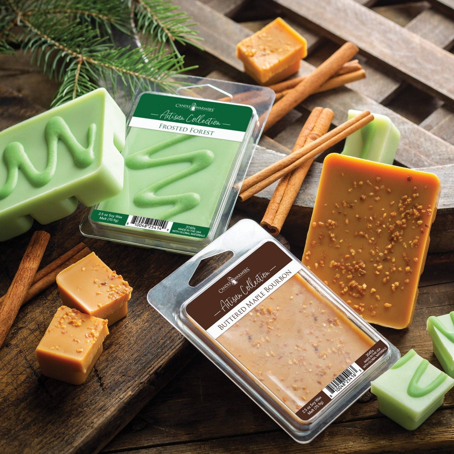 Buttered Maple Bourbon 2.5 Oz Artisan Melts - RRP $7.95  