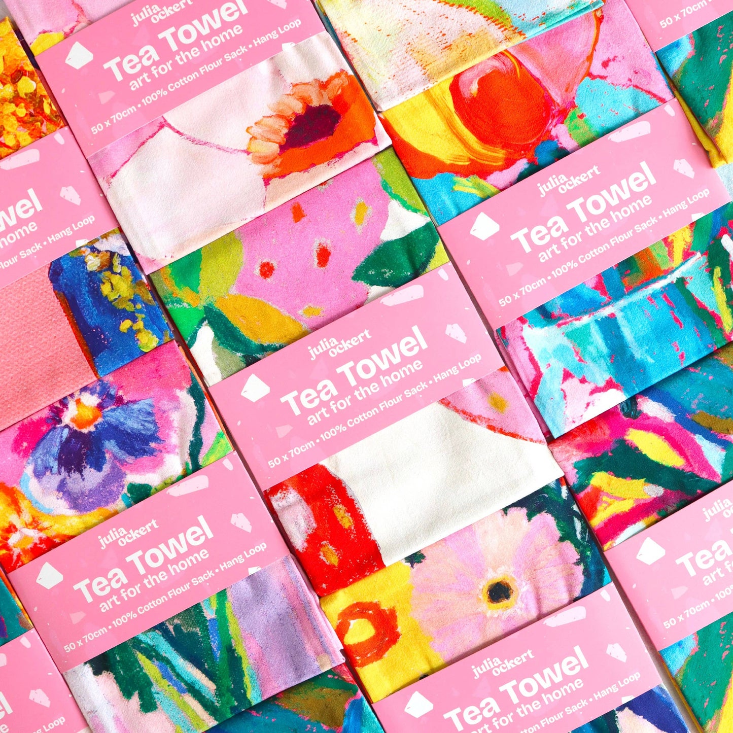 Strawberries Tea Towel - Dopamine Decor - Home Decor Gift