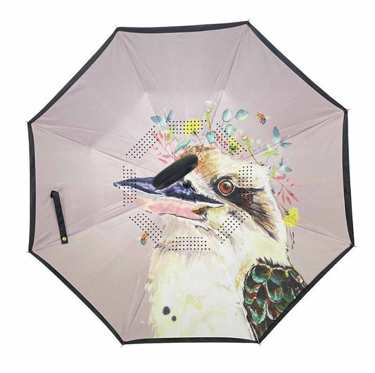 IOco Reverse Umbrella with Sun Safe UPF50 - Kookaburra