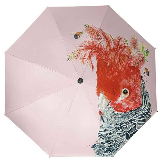 IOco Big Golf Umbrella 124cm - Gang-gang Cockatoo