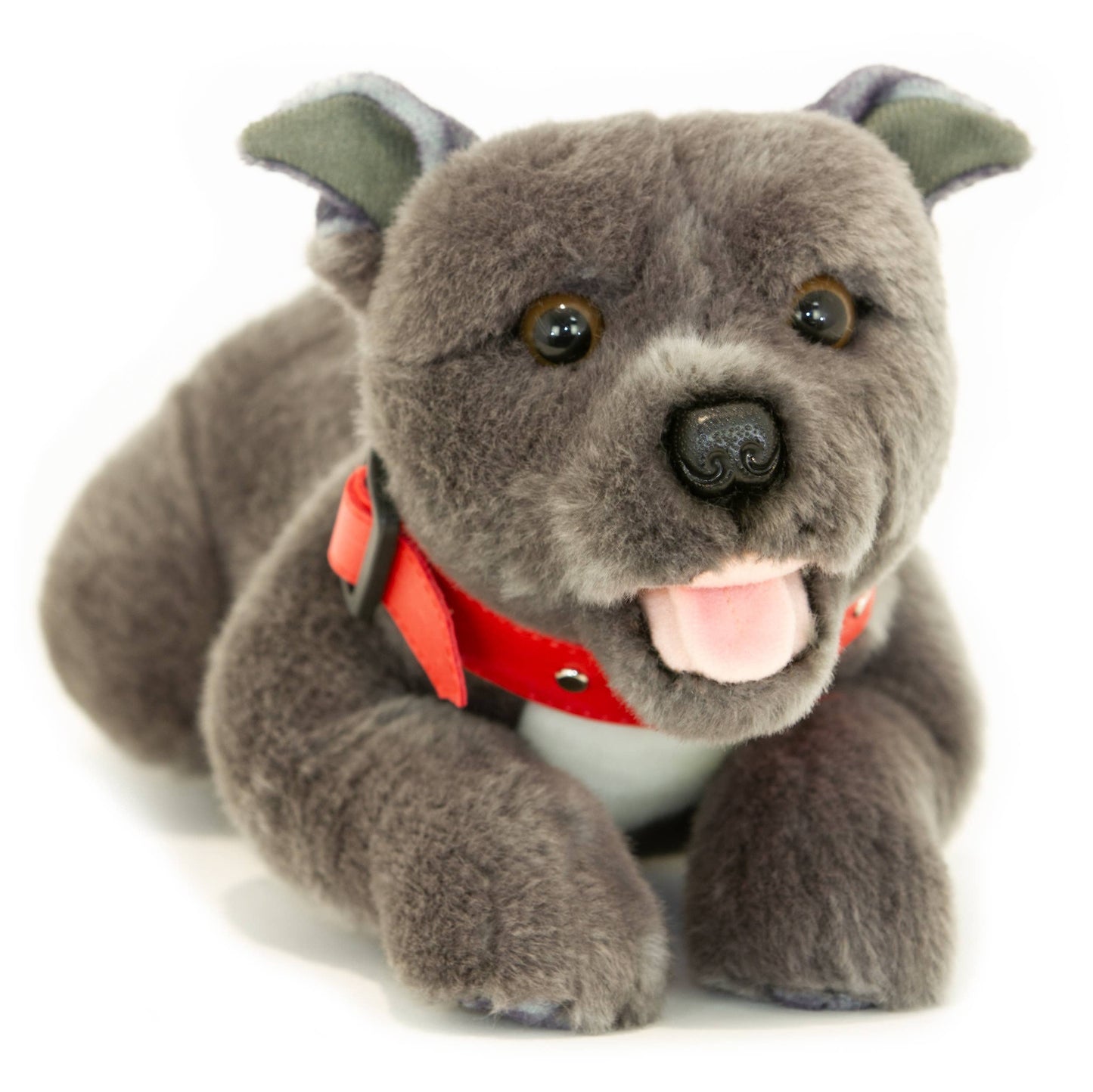 Bullet-Blue Staffordshire Bull Terrier Plush Toy, Size 33cm