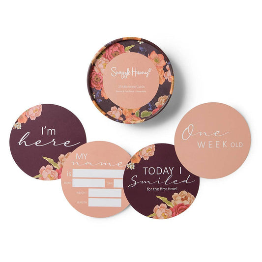 Sienna & Pink Sand Reversible Milestone Cards