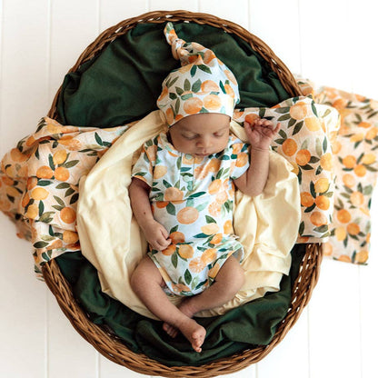 Citrus Squeeze Short Sleeve Organic Bodysuit