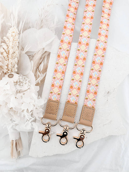 Fabric Lanyard | Floral Fruits